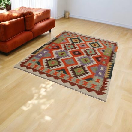 Kézi szövésű szőttes 151x197 Maimana Kilim szőnyeg