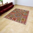 Afgán Kilim szőnyeg Chobi 149x198 etnikai kézi szövésű Kilim
