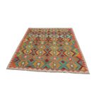 Chobi Kilim szőnyeg 150x197 kézi szövésű gyapjú kelim