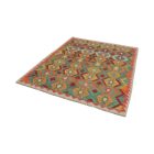 Chobi Kilim szőnyeg 150x197 kézi szövésű gyapjú kelim