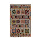 Gyapjú Kilim szőnyeg Chobi 166x250 kézi szövésű afgán Kilim