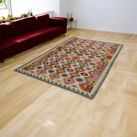 Chobi Kilim szőnyeg 179x256 kézi szövésű gyapjú kelim