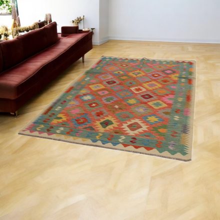 Maimana Kilim szőnyeg 165x253 afgán kézi szövésű Kilim