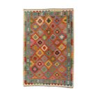 Maimana Kilim szőnyeg 165x253 afgán kézi szövésű Kilim