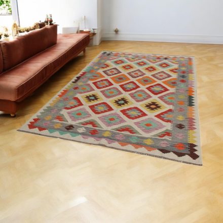 Kézi szövésű Kilim Chobi 167x244 afgán gyapjú Kilim szőnyeg