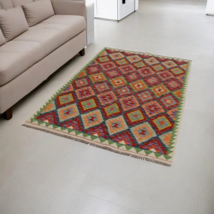 Afgán Kilim Chobi 136x192 kézzel szövött Kilim szőnyeg