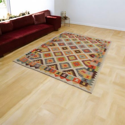 Chobi Kilim szőnyeg 171x242 kézi szövésű gyapjú kelim