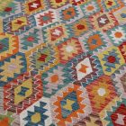Kézi szövésű Kilim Chobi 215x293 afgán gyapjú Kilim szőnyeg