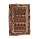 Gyapjú Kilim szőnyeg Chobi 207x299 kézi szövésű afgán Kilim