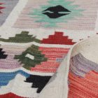 Gyapjú Kilim szőnyeg Chobi 164x244 kézi szövésű afgán Kilim