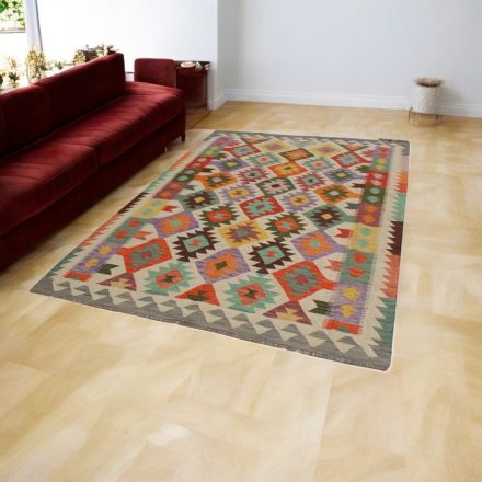 Etnikai Kilim szőnyeg Chobi 175x247 kézi szövésű szőttes szőnyeg