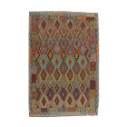 Afgán Kilim szőnyeg Chobi 205x303 etnikai kézi szövésű Kilim