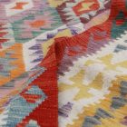 Kézi szövésű Kilim Chobi 207x290 afgán gyapjú Kilim szőnyeg