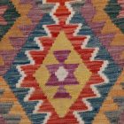 Kézi szövésű Kilim Chobi 202x286 afgán gyapjú Kilim szőnyeg