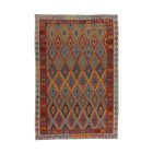 Etnikai Kilim szőnyeg Chobi 202x295 kézi szövésű szőttes szőnyeg