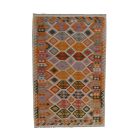 Gyapjú Kilim szőnyeg Chobi 189x293 kézi szövésű afgán Kilim