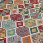 Afgán Kilim szőnyeg Chobi 210x295 etnikai kézi szövésű Kilim