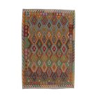 Gyapjú Kilim szőnyeg Chobi 203x300 kézi szövésű afgán Kilim