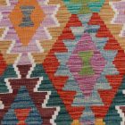 Gyapjú Kilim szőnyeg Chobi 203x300 kézi szövésű afgán Kilim