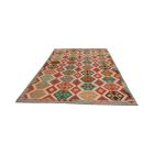 Afgán Kilim szőnyeg Chobi 201x308 etnikai kézi szövésű Kilim