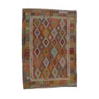Gyapjú Kilim szőnyeg Chobi 206x289 kézi szövésű afgán Kilim