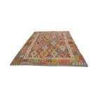 Gyapjú Kilim szőnyeg Chobi 206x289 kézi szövésű afgán Kilim