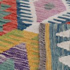 Gyapjú Kilim szőnyeg Chobi 206x289 kézi szövésű afgán Kilim