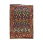 Chobi Kilim szőnyeg 210x294 kézi szövésű gyapjú kelim