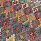 Chobi Kilim szőnyeg 210x294 kézi szövésű gyapjú kelim