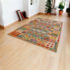 Maimana Kilim szőnyeg 201x298 afgán kézi szövésű Kilim