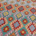 Afgán Kilim szőnyeg Chobi 200x295 etnikai kézi szövésű Kilim