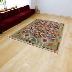   Afgán Kilim szőnyeg Chobi 179x254 etnikai kézi szövésű Kilim