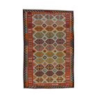 Chobi Kilim szőnyeg 197x303 kézi szövésű gyapjú kelim