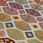 Chobi Kilim szőnyeg 197x303 kézi szövésű gyapjú kelim