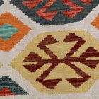 Chobi Kilim szőnyeg 197x303 kézi szövésű gyapjú kelim