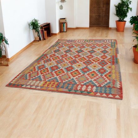 Maimana Kilim szőnyeg 208x298 afgán kézi szövésű Kilim