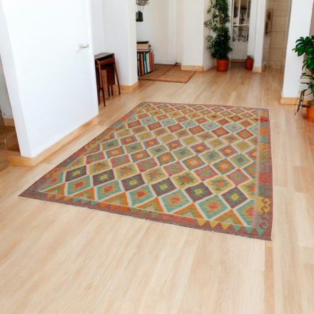 Kilim szőnyeg Chobi 208x306 afgán kézi szövésű kelim