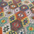 Maimana Kilim szőnyeg 296x200 afgán kézi szövésű Kilim