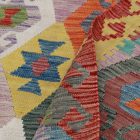 Maimana Kilim szőnyeg 296x200 afgán kézi szövésű Kilim