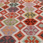 Maimana Kilim szőnyeg 205x307 afgán kézi szövésű Kilim