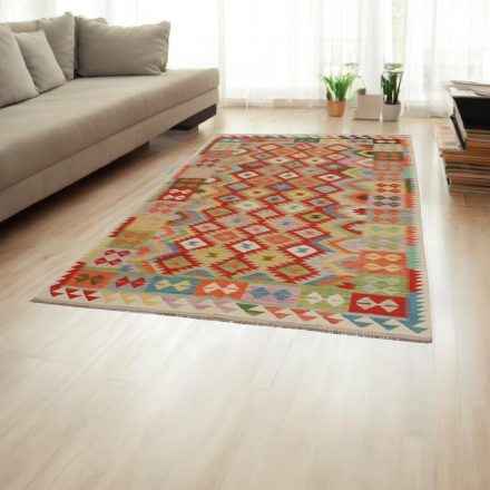 Kilim szőnyeg Chobi 198x301 afgán kézi szövésű kelim