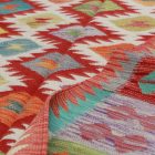 Afgán Kilim szőnyeg Chobi 201x298 etnikai kézi szövésű Kilim