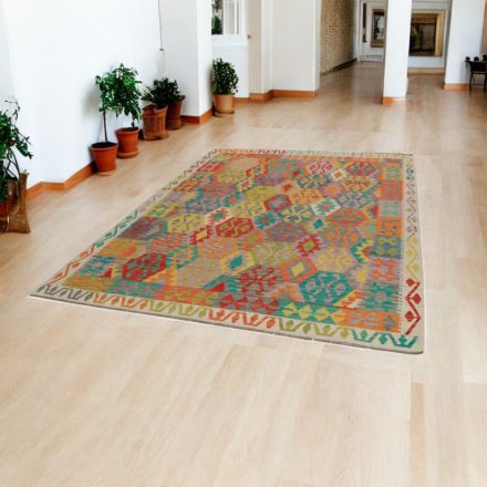 Afgán Kilim Chobi 205x295 kézzel szövött Kilim szőnyeg