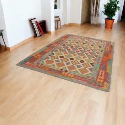 Maimana Kilim szőnyeg 202x297 afgán kézi szövésű Kilim