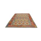 Maimana Kilim szőnyeg 202x297 afgán kézi szövésű Kilim