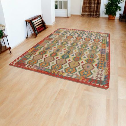 Kilim szőnyeg Chobi 203x297 afgán kézi szövésű kelim