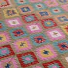 Gyapjú Kilim szőnyeg Chobi 203x298 kézi szövésű afgán Kilim