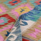 Gyapjú Kilim szőnyeg Chobi 203x298 kézi szövésű afgán Kilim