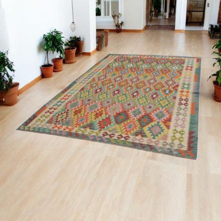 Chobi Kilim szőnyeg 208x300 kézi szövésű gyapjú kelim