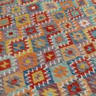 Etnikai Kilim szőnyeg Chobi 211x293 kézi szövésű szőttes szőnyeg